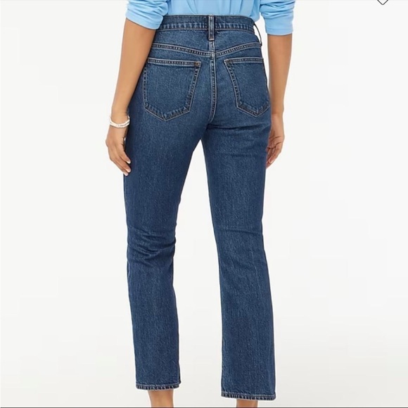 J. Crew Factory Mid Rise Flare Crop Jeans All Day Stretch Size 30 O2 - Picture 2 of 11